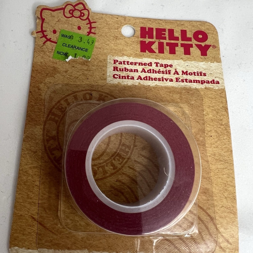 Hello Kitty Washi Tape Lot Sanrio Stationery Scrapbook Planner Craft Tape - Picture 2 of 7